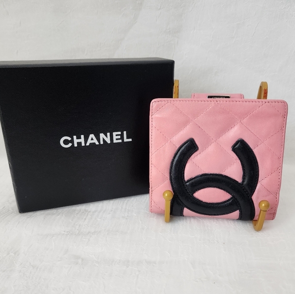 Auth Chanel CC Cambon Compact Wallet - Picture 1 of 11